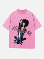 Katy Perry Print Round Neck T-shirt