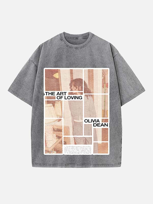 Olivia Dean Print Round Neck T-shirt