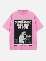 Queen Print Round Neck T-shirt