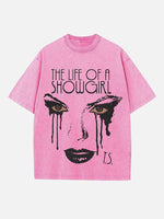 Taylor Swift Print Round Neck T-shirt
