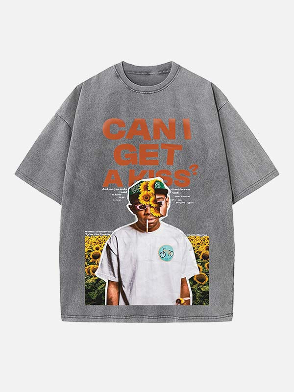 Tyler, The Creator Print Round Neck T-shirt