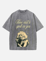 Fleetwood Mac Print Round Neck T-shirt