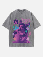 Chappell Roan Print Round Neck T-shirt