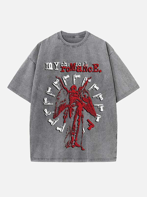 My Chemical Romance Print Round Neck T-shirt