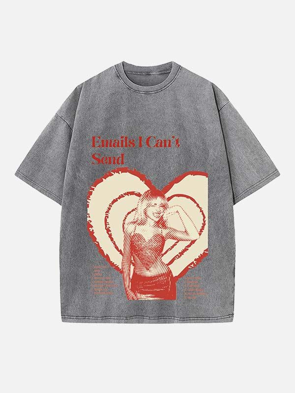 Sabrina Carpenter Print Round Neck T-shirt