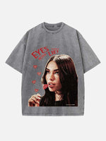 Madison Beer Print Round Neck T-shirt