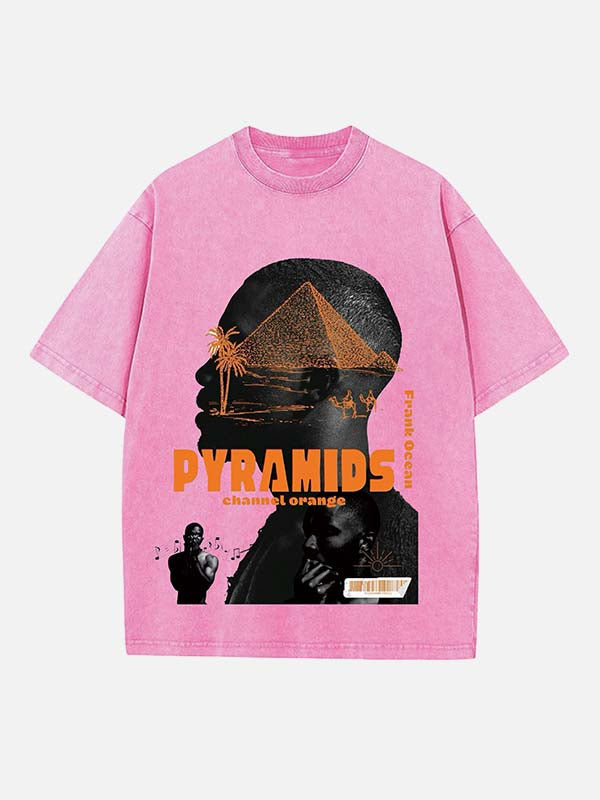 Frank Ocean Print Round Neck T-shirt