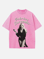 Sabrina Carpenter Print Round Neck T-shirt