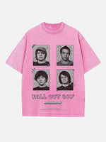 Fall Out Boy Print Round Neck T-shirt
