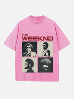 The Weeknd Print Round Neck T-shirt