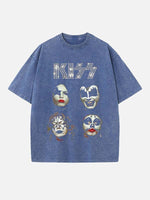 KISS Print Round Neck T-shirt