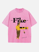 Dominic Fike Print Round Neck T-shirt