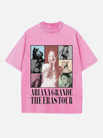 Ariana Grande Print Round Neck T-shirt