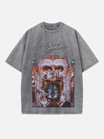 Michael Jackson Print Round Neck T-shirt