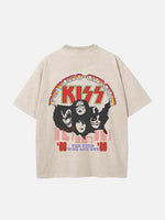 KISS Print Round Neck T-shirt