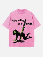 Charli xcx Print Round Neck T-shirt