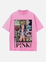 P!nk Print Round Neck T-shirt