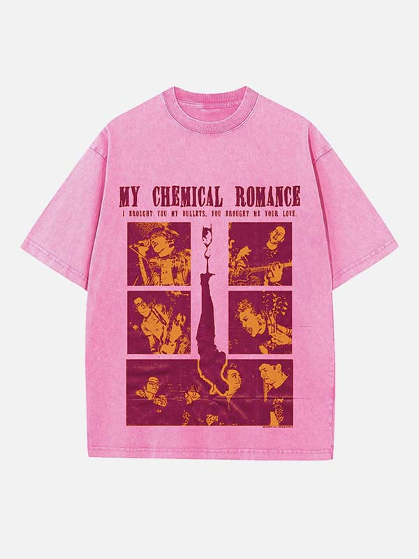 My Chemical Romance Print Round Neck T-shirt
