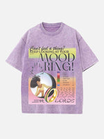 Lorde Print Round Neck T-shirt