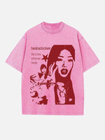 Beabadoobee Print Round Neck T-shirt