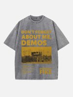 Dominic Fike Print Round Neck T-shirt