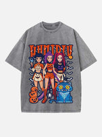 HUNTR/X Print Round Neck T-shirt