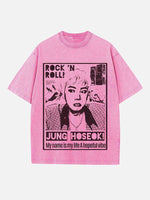 BTS Print Round Neck T-shirt