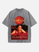 Kali Uchis Print Round Neck T-shirt