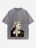 P!nk Print Round Neck T-shirt