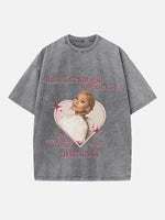 Ariana Grande Print Round Neck T-shirt