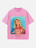 Karol G Print Round Neck T-shirt