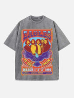 Eagles Print Round Neck T-shirt