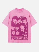 The Beatles Print Round Neck T-shirt