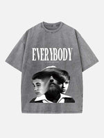 Justin Bieber Print Round Neck T-shirt