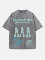 ABBA Print Round Neck T-shirt