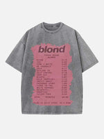 Frank Ocean Print Round Neck T-shirt