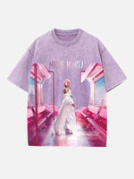 Nicki Minaj Print Round Neck T-shirt