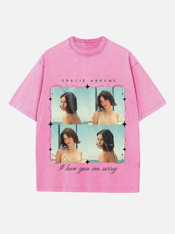 Gracie Abrams Print Round Neck T-shirt