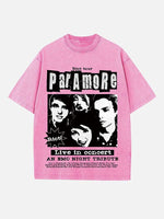 Paramore Print Round Neck T-shirt