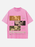 Paramore Print Round Neck T-shirt