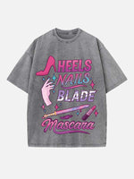 HUNTR/X Print Round Neck T-shirt