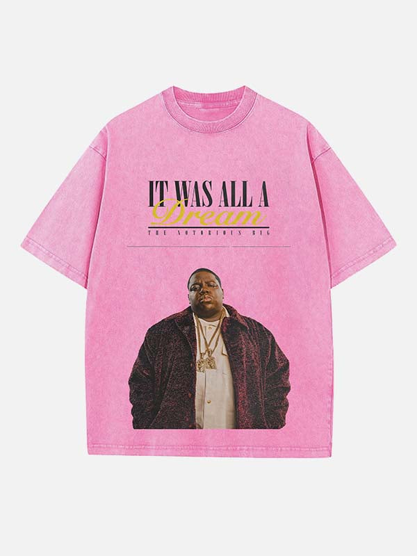 The Notorious B.I.G. Print Round Neck T-shirt