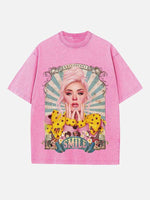 Katy Perry Print Round Neck T-shirt