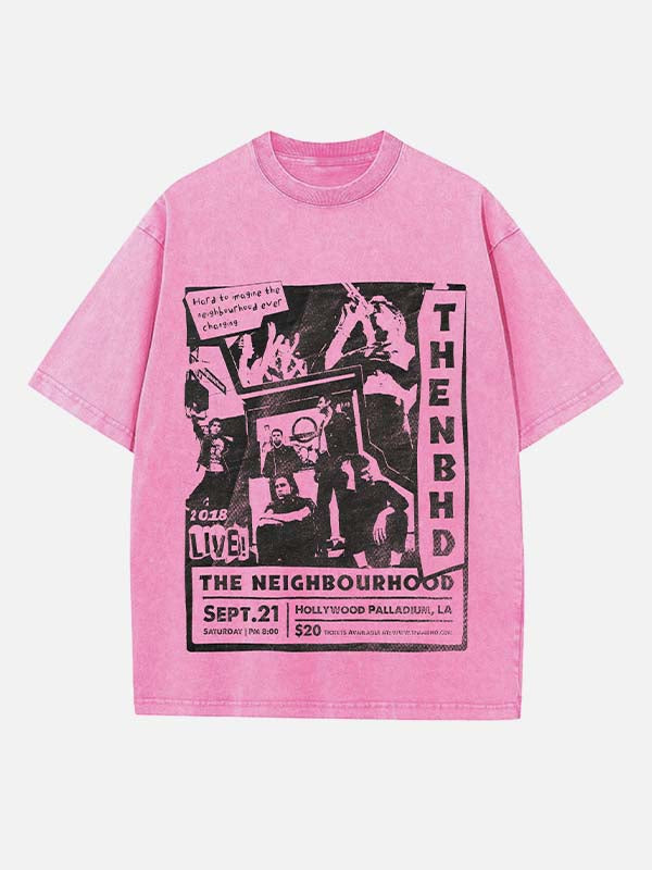 The Neighbourhood Print Round Neck T-shirt