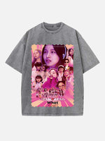 TWICE Print Round Neck T-shirt