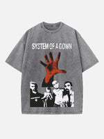 System of a Down Print Round Neck T-shirt