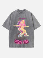 Beyoncé Print Round Neck T-shirt