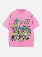 Slipknot Print Round Neck T-shirt