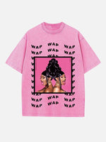 Cardi B Print Round Neck T-shirt