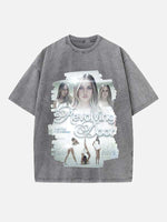 Tate McRae Print Round Neck T-shirt